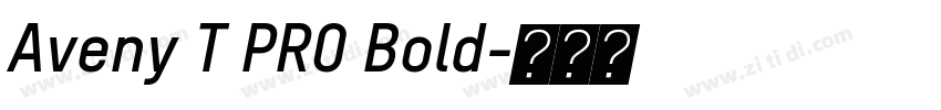 Aveny T PRO Bold字体转换